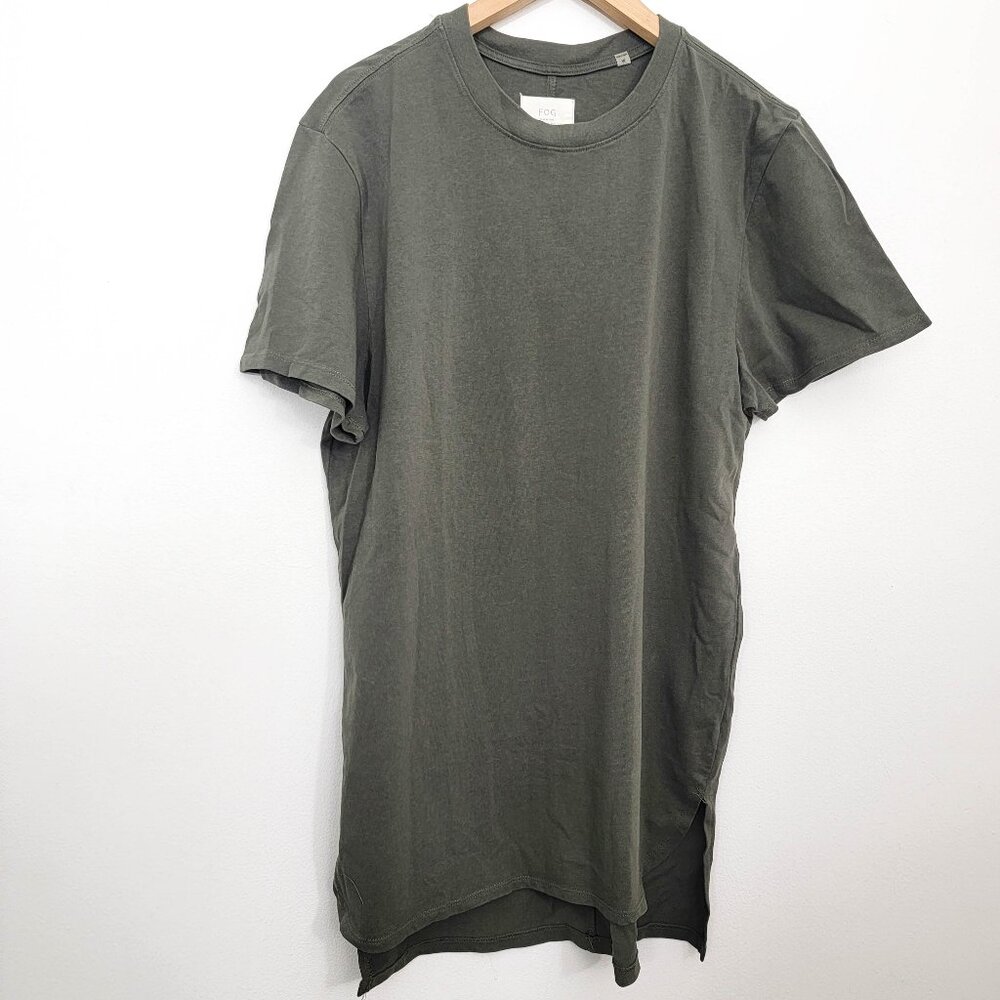Fear of God Collection 2015-2016 One Longline Tshirt in Army Green Medium